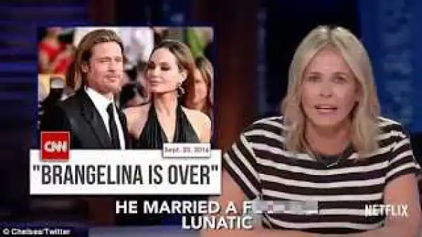 Female Presenter mocks Brad Pitt for marrying Angelina Jolie: “You Married A F***king Lunatic”